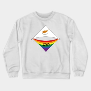 Cyprus  pride flag Crewneck Sweatshirt